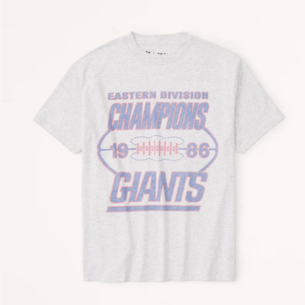 NY Giants Womens Oversized T-Shirt